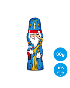 Schokoladen-Nikolaus (in 21er-Zylinderbox)